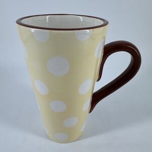 Latte Mug Dot Crazy Paula Deen At Home 16 Oz Ceramic Coffee Hand Painted Tall